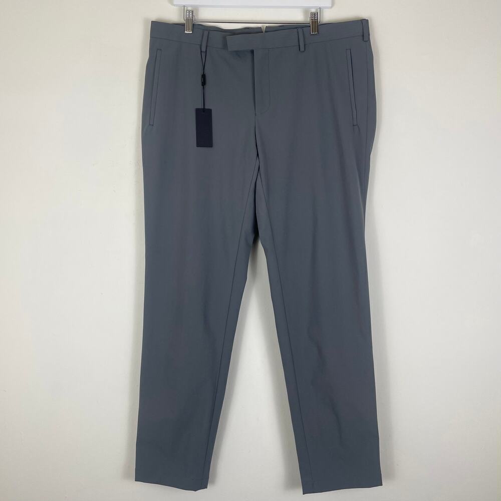 Sene Men’s Soho FlexTech Pants in Sage Gray Stretch 38x31